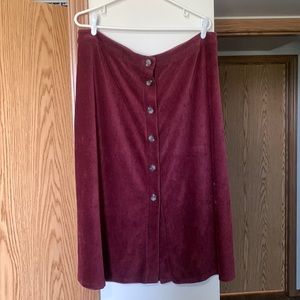 Corduroy Skirt